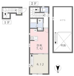 白楽駅 徒歩12分 2階の物件間取画像